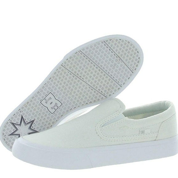 DC SHOES TRASE CANVAS CASUAL SLIP ON SHOESSize 8 men's - Picture 1 of 6
